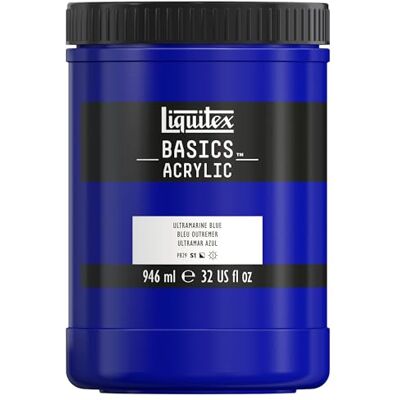 Liquitex Basics Acrylique Pot 946 ml Outremer Foncé ROW - Publicité Liquitex Basics Acrylique Pot 946 ml Outremer Foncé ROW - Publicité