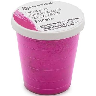 GRAN VELADA Pigment fuchsia fluo : poudre pour travaux manuels et beaux-arts création DIY haute concentration couleur durable facile à utiliser économique grande variété disponible 30 cc - Publicité GRAN VELADA Pigment fuchsia fluo : poudre pour travaux manuels et beaux-arts création DIY haute concentration couleur durable facile à utiliser économique grande variété disponible 30 cc - Publicité