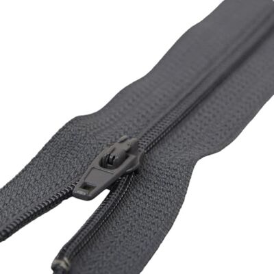 MDC Fermeture éclair fine 20 cm Gris foncé - Publicité MDC Fermeture éclair fine 20 cm Gris foncé - Publicité