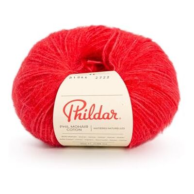 PHILDAR - PHIL MOHAIR COTON - Mélange Mohair-Coton - yarn - Publicité PHILDAR - PHIL MOHAIR COTON - Mélange Mohair-Coton - yarn - Publicité