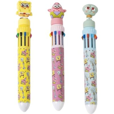 CERDÁ LIFE'S LITTLE MOMENTS Stylos à encre Bob l'éponge pour enfants, pour l'école, l'art et les voyages - Publicité CERDÁ LIFE'S LITTLE MOMENTS Stylos à encre Bob l'éponge pour enfants, pour l'école, l'art et les voyages - Publicité