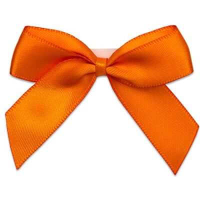 Italian Options Lot de 12 nœuds en satin (autocollants) Orange 5 cm - Publicité Italian Options Lot de 12 nœuds en satin (autocollants) Orange 5 cm - Publicité