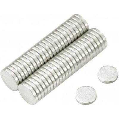 ERHOPE - N42 - 3mm Dia - 0.5mm Thk - Aimant - Publicité ERHOPE - N42 - 3mm Dia - 0.5mm Thk - Aimant - Publicité