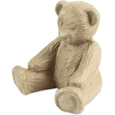 décopatch LA025C Un support en papier brun mâché 38x30x35 cm, Ourson - Publicité décopatch LA025C Un support en papier brun mâché 38x30x35 cm, Ourson - Publicité