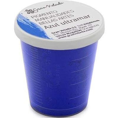 GRAN VELADA Pigment bleu outremer pour travaux manuels et beaux-arts Créez vos propres peintures Couleur pratiquement inaltérable Haut pouvoir de teinture Économique et facile à utiliser 30 cc - Publicité GRAN VELADA Pigment bleu outremer pour travaux manuels et beaux-arts Créez vos propres peintures Couleur pratiquement inaltérable Haut pouvoir de teinture Économique et facile à utiliser 30 cc - Publicité