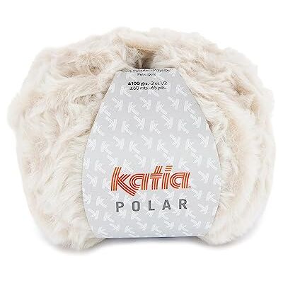 Katıa Polar est un fil mohair très doux et duveteux dans les coloris 80 à 87. Pour tricoter avec des aiguilles 7-8 ou crocheter avec des crochets 6-8 (Beige-Blanc (109)) - Publicité Katıa Polar est un fil mohair très doux et duveteux dans les coloris 80 à 87. Pour tricoter avec des aiguilles 7-8 ou crocheter avec des crochets 6-8 (Beige-Blanc (109)) - Publicité