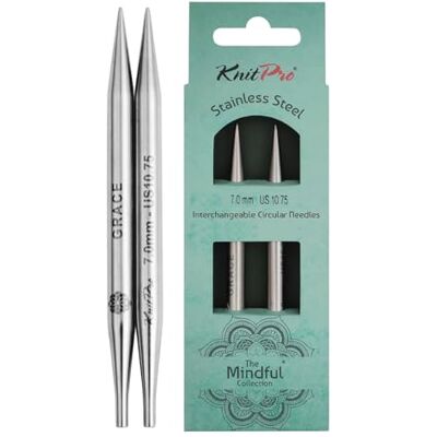 KnitPro Interchangeable Dentelle (13cm, 7.00mm) Aiguille Conseils 1 Set - Publicité KnitPro Interchangeable Dentelle (13cm, 7.00mm) Aiguille Conseils 1 Set - Publicité