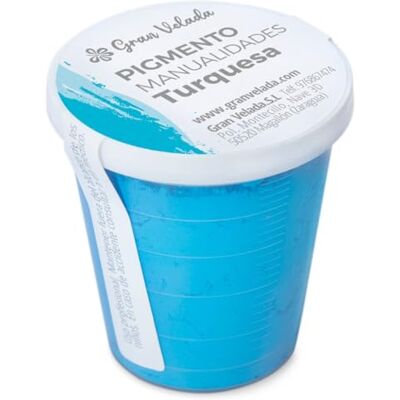 GRAN VELADA Pigment turquoise en poudre pour travaux manuels et beaux-arts Crée des peintures à l'huile, aquarelles et acryliques Haut pouvoir de teinture Facile à utiliser et économique 30 cc - Publicité GRAN VELADA Pigment turquoise en poudre pour travaux manuels et beaux-arts Crée des peintures à l'huile, aquarelles et acryliques Haut pouvoir de teinture Facile à utiliser et économique 30 cc - Publicité