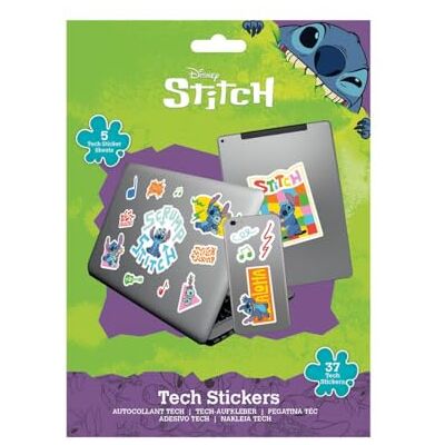 Pyramid Lilo & Stitch Lot d'autocollants pour ordinateurs portables, téléphones portables et tablettes - Publicité Pyramid Lilo & Stitch Lot d'autocollants pour ordinateurs portables, téléphones portables et tablettes - Publicité