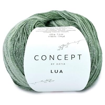 Katia Lua by Concept de en pelotes de 50 g et 160 m (vert olive (108) - Publicité Katia Lua by Concept de en pelotes de 50 g et 160 m (vert olive (108) - Publicité