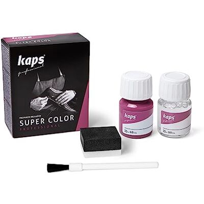 Kaps Super Color – Teinture pour Cuir Naturel – Matières Synthétiques et Textiles – 25 ml – Plusieurs couleurs, 161 Magenta - Publicité Kaps Super Color – Teinture pour Cuir Naturel – Matières Synthétiques et Textiles – 25 ml – Plusieurs couleurs, 161 Magenta - Publicité