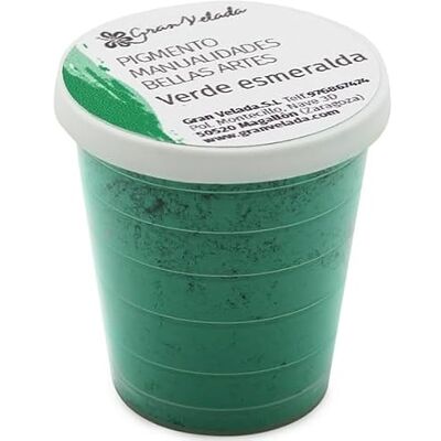 GRAN VELADA Pigment vert émeraude en poudre pour travaux manuels Crée des beaux-arts et bricolage haute concentration et résistance à la lumière Utilisation facile et économique 30 cc - Publicité GRAN VELADA Pigment vert émeraude en poudre pour travaux manuels Crée des beaux-arts et bricolage haute concentration et résistance à la lumière Utilisation facile et économique 30 cc - Publicité