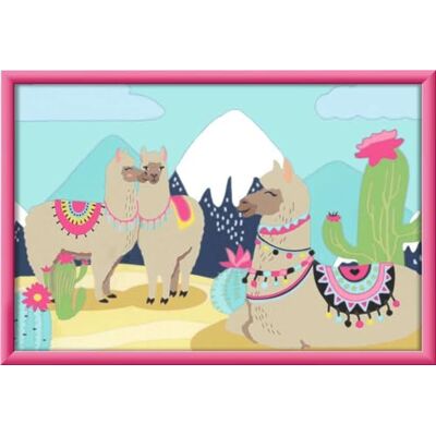 Ravensburger CreArt 20065 Lamas heureux Peinture par numéros pour enfants à partir de 7 ans Kit de peinture avec cadre, pinceaux et peintures acryliques Cadeau pour filles et garçons - Publicité Ravensburger CreArt 20065 Lamas heureux Peinture par numéros pour enfants à partir de 7 ans Kit de peinture avec cadre, pinceaux et peintures acryliques Cadeau pour filles et garçons - Publicité