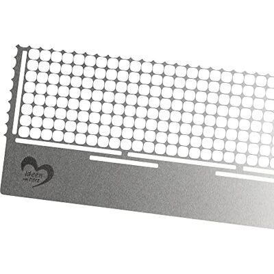 ideen mit herz Règle de peinture diamant avec grille de ligne pour pierres rondes 20 cm x 3,8 cm - Publicité ideen mit herz Règle de peinture diamant avec grille de ligne pour pierres rondes 20 cm x 3,8 cm - Publicité