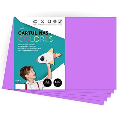 m-office - A4 180g Color Cardstock - Couleurs assorties - 1000 feuilles - Publicité m-office - A4 180g Color Cardstock - Couleurs assorties - 1000 feuilles - Publicité