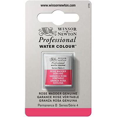 Winsor & Newton Aquarelle Professionnel Peinture Aquarelle, Haute Luminosité, Résistante à la Lumière, Qualité Archive, Demi Godet, Couleur Garance Rose Véritable ROW - Publicité Winsor & Newton Aquarelle Professionnel Peinture Aquarelle, Haute Luminosité, Résistante à la Lumière, Qualité Archive, Demi Godet, Couleur Garance Rose Véritable ROW - Publicité