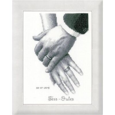 Vervaco PN-0156093 Kit de Broderie - Coton, Blanc, 18x25cm - Publicité Vervaco PN-0156093 Kit de Broderie - Coton, Blanc, 18x25cm - Publicité