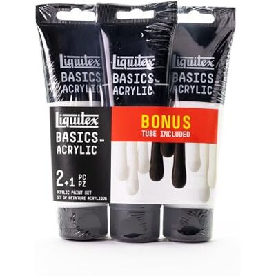 Liquitex Basics Acrylique Set 3X118ml Couleur Monochrome - Publicité Liquitex Basics Acrylique Set 3X118ml Couleur Monochrome - Publicité