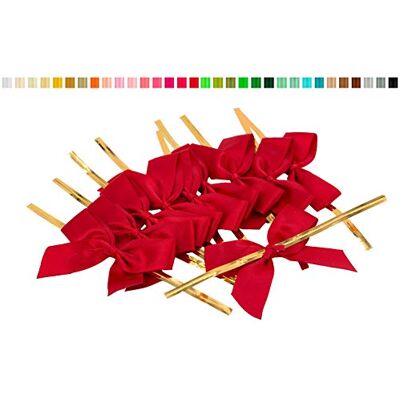 Creativery Lot de 10 nœuds en satin 5 cm Rot 250 - Publicité Creativery Lot de 10 nœuds en satin 5 cm Rot 250 - Publicité