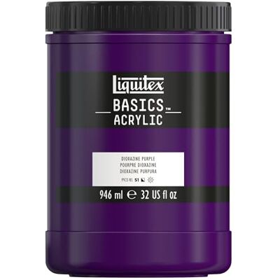 Liquitex Basics Acrylique Pot 946 ml Pourpre ROW - Publicité Liquitex Basics Acrylique Pot 946 ml Pourpre ROW - Publicité