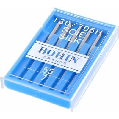 Bohin Soie Aiguilles Machine taille 7/55 - Publicité Bohin Soie Aiguilles Machine taille 7/55 - Publicité