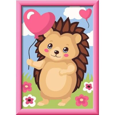 Ravensburger CreArt Peinture par numéros 25883 Hearty Hedgehog à partir de 7 Ans - Publicité Ravensburger CreArt Peinture par numéros 25883 Hearty Hedgehog à partir de 7 Ans - Publicité