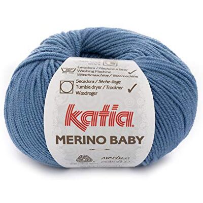 Katıa Lanas Katia Merino Baby Pelote de laine couleur hôtesse 44 - Publicité Katıa Lanas Katia Merino Baby Pelote de laine couleur hôtesse 44 - Publicité