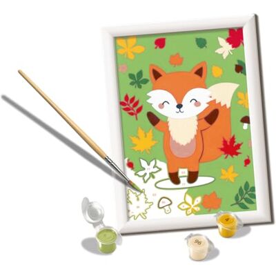 Ravensburger Creart E : Renard Peinture par numéros pour enfants Kit de peinture pour enfants complet Artisanat fille 7 ans et garçon Comprend un cadre 13 x 18 cm - Publicité Ravensburger Creart E : Renard Peinture par numéros pour enfants Kit de peinture pour enfants complet Artisanat fille 7 ans et garçon Comprend un cadre 13 x 18 cm - Publicité