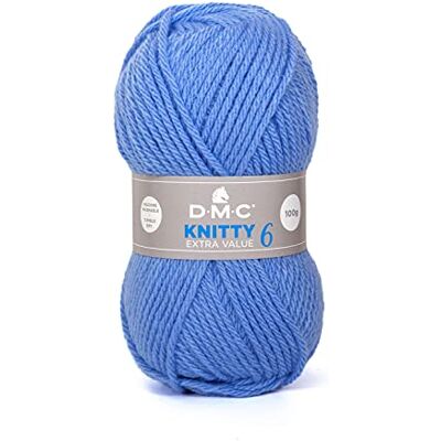 DMC Knitty 6 Pelote de 100 gr Très belle qualité, agréable à tricoter - Publicité DMC Knitty 6 Pelote de 100 gr Très belle qualité, agréable à tricoter - Publicité