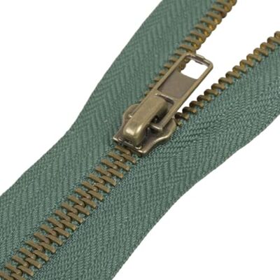 MDC Fermeture en Métal Non séparable spéciale Poche Vert Sapin Taille 10cm - Publicité MDC Fermeture en Métal Non séparable spéciale Poche Vert Sapin Taille 10cm - Publicité