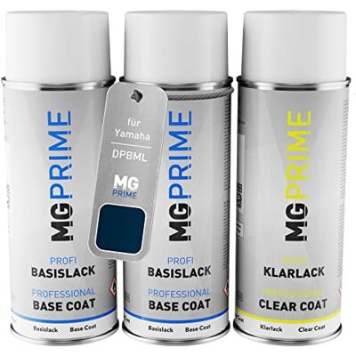 PRiME Peinture moto kit bombe aérosol pour Yamaha DPBML Galaxy Blue Metallic de fond de base de vernis bombe aérosol 400ml - Publicité PRiME Peinture moto kit bombe aérosol pour Yamaha DPBML Galaxy Blue Metallic de fond de base de vernis bombe aérosol 400ml - Publicité
