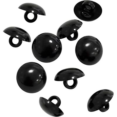 AERZETIX C65512 Lot de 10 Boutons à coudre ronds Ø12.8x8.7 mm noir en plastique ouverture 3 mm mercerie couture vêtements artisanat mode tricot décoration - Publicité AERZETIX C65512 Lot de 10 Boutons à coudre ronds Ø12.8x8.7 mm noir en plastique ouverture 3 mm mercerie couture vêtements artisanat mode tricot décoration - Publicité