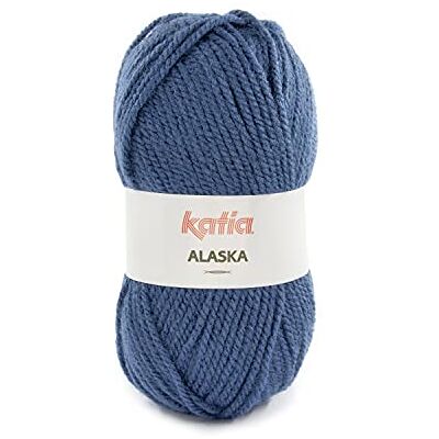 Katıa Alaska acrylique Katia pelotes de 100 g et 115 mètres. Couleur : bleu canard (64). Publicité Katıa Alaska acrylique Katia pelotes de 100 g et 115 mètres. Couleur : bleu canard (64). Publicité