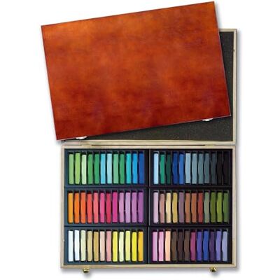 Ensemble de Pastels Souples Mungyo - 72 Couleurs, Carré, Pour Mélanger - Publicité Ensemble de Pastels Souples Mungyo - 72 Couleurs, Carré, Pour Mélanger - Publicité