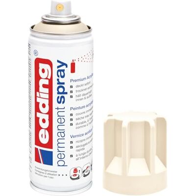 Edding ® Permanent Spray, mat Ivoire clair - Publicité Edding ® Permanent Spray, mat Ivoire clair - Publicité
