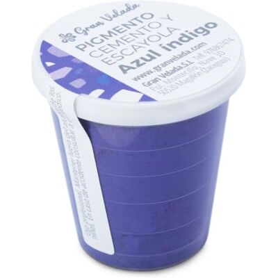 GRAN VELADA Pigment bleu indigo pour ciment et plâtre, sans migration, haut pouvoir de teinture, facile à utiliser Donnez une couleur unique à vos créations DIY 30 cc - Publicité GRAN VELADA Pigment bleu indigo pour ciment et plâtre, sans migration, haut pouvoir de teinture, facile à utiliser Donnez une couleur unique à vos créations DIY 30 cc - Publicité