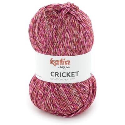 Katıa Cricket de Katia en pelotes de 100 g et 220 mètres (100 Fuchsia-rouge) - Publicité Katıa Cricket de Katia en pelotes de 100 g et 220 mètres (100 Fuchsia-rouge) - Publicité