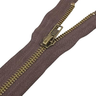 MDC Fermeture en métal séparable n°5 marron Taille 30cm - Publicité MDC Fermeture en métal séparable n°5 marron Taille 30cm - Publicité
