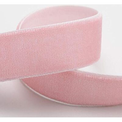 Italian Options Ruban velours 25 mm x 10 m – Rose pâle - Publicité Italian Options Ruban velours 25 mm x 10 m – Rose pâle - Publicité