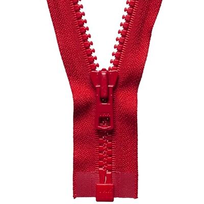Fermeture éclair lourde YKK - 71cm Rouge pour vêtements de sport et vestes - Publicité Fermeture éclair lourde YKK - 71cm Rouge pour vêtements de sport et vestes - Publicité