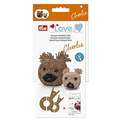 Prym 624203 Modèle Love Pompon Ours Charlie - Gabarit de bricolage - Publicité Prym 624203 Modèle Love Pompon Ours Charlie - Gabarit de bricolage - Publicité
