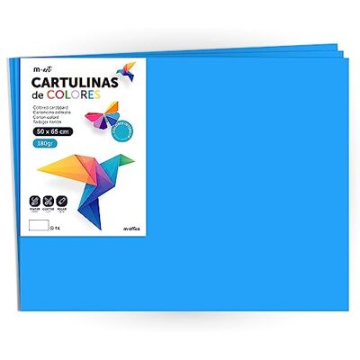 M-OFFICE Carton de Couleurs Grand 50x65cm 180g - Carton - Publicité M-OFFICE Carton de Couleurs Grand 50x65cm 180g - Carton - Publicité