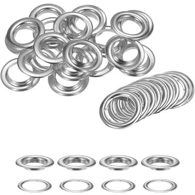 Trimming Shop Œillets en fer argenté de 20 mm avec rondelles pour couvertures de piscine, bâche, bannières en vinyle, tapis de yoga, art et artisanat, projets de bricolage, 50 pièces - Publicité Trimming Shop Œillets en fer argenté de 20 mm avec rondelles pour couvertures de piscine, bâche, bannières en vinyle, tapis de yoga, art et artisanat, projets de bricolage, 50 pièces - Publicité