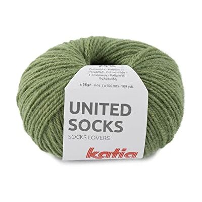 Katıa 25 g United Socks Couleur 21 Kaki Il y a 24 couleurs unies au choix. Publicité Katıa 25 g United Socks Couleur 21 Kaki Il y a 24 couleurs unies au choix. Publicité