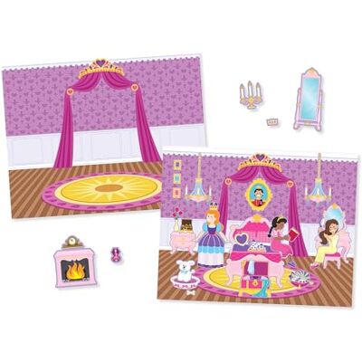 Bloc d'autocollants réutilisables Melissa & Doug - Château de la Princesse - Publicité Bloc d'autocollants réutilisables Melissa & Doug - Château de la Princesse - Publicité