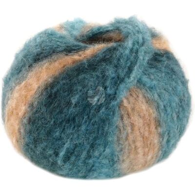 Lana Grossa Gigante Fil à tricoter à la main 70 % alpaga (fin) et 30 % polyamide 100 g de laine pour tricot et crochet 300 m Turquoise/gris/bleu pétrole foncé/camel/beige 9 - Publicité Lana Grossa Gigante Fil à tricoter à la main 70 % alpaga (fin) et 30 % polyamide 100 g de laine pour tricot et crochet 300 m Turquoise/gris/bleu pétrole foncé/camel/beige 9 - Publicité