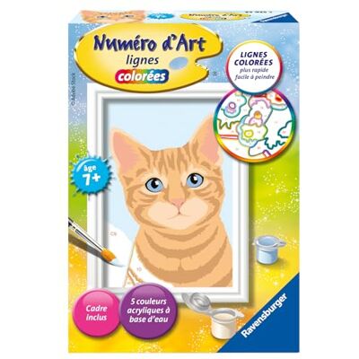 Ravensburger – Numéro d’Art Format 8x12cm – Chat Roux – Loisir créatif – Kit de Peinture par numéros – Activité détente et créative – Dès 7 Ans – 23925 – Version française - Publicité Ravensburger – Numéro d’Art Format 8x12cm – Chat Roux – Loisir créatif – Kit de Peinture par numéros – Activité détente et créative – Dès 7 Ans – 23925 – Version française - Publicité
