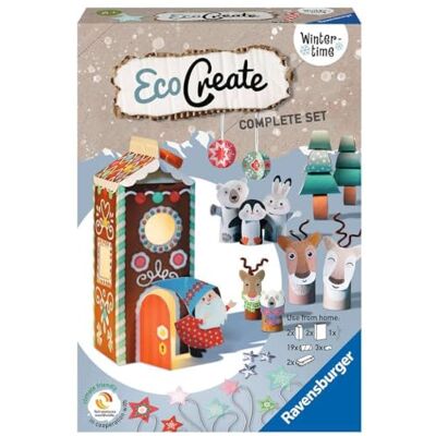 Ravensburger – EcoCreate – Eco-Responsable – Recyclage – Jouets – Fabrication Objets – Wintertime – Loisir créatif – Activité détente et créative – Dès 6 Ans – 18442 - Publicité Ravensburger – EcoCreate – Eco-Responsable – Recyclage – Jouets – Fabrication Objets – Wintertime – Loisir créatif – Activité détente et créative – Dès 6 Ans – 18442 - Publicité