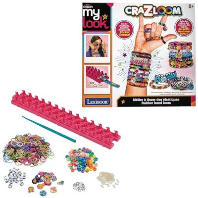 Lexibook , Kit Tissage Bracelets Rock 'n' Roll, CRLOOM6 Kit de tissage de bracelets élastiques, 9 couleurs Rose, Violet, Bleu, Vert, Orange, Jaune, Rouge, Noir, Blanc - Publicité Lexibook , Kit Tissage Bracelets Rock 'n' Roll, CRLOOM6 Kit de tissage de bracelets élastiques, 9 couleurs Rose, Violet, Bleu, Vert, Orange, Jaune, Rouge, Noir, Blanc - Publicité