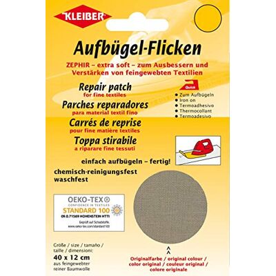 Kleiber Co.GmbH - zefír - beige - Patches thermocollantes - Publicité Kleiber Co.GmbH - zefír - beige - Patches thermocollantes - Publicité